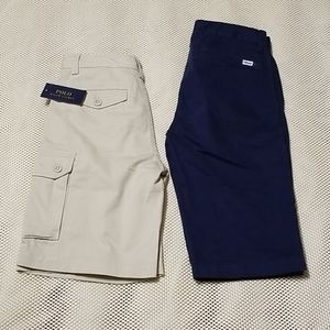 Bundle of boys cargo shorts Levi's/Ralph Lauren